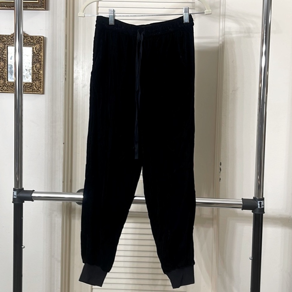 Saks Fifth Avenue Velvet Joggers - Never Worn NWOT